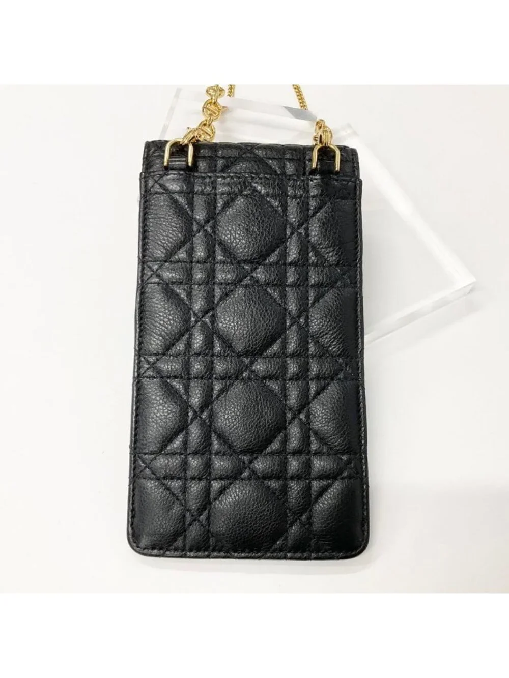 Dior Cannage Caro Phone Case Pochette